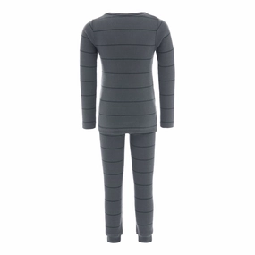 Green Seamoss Striped Modal Outfit French Terry Anti Pilling Technology