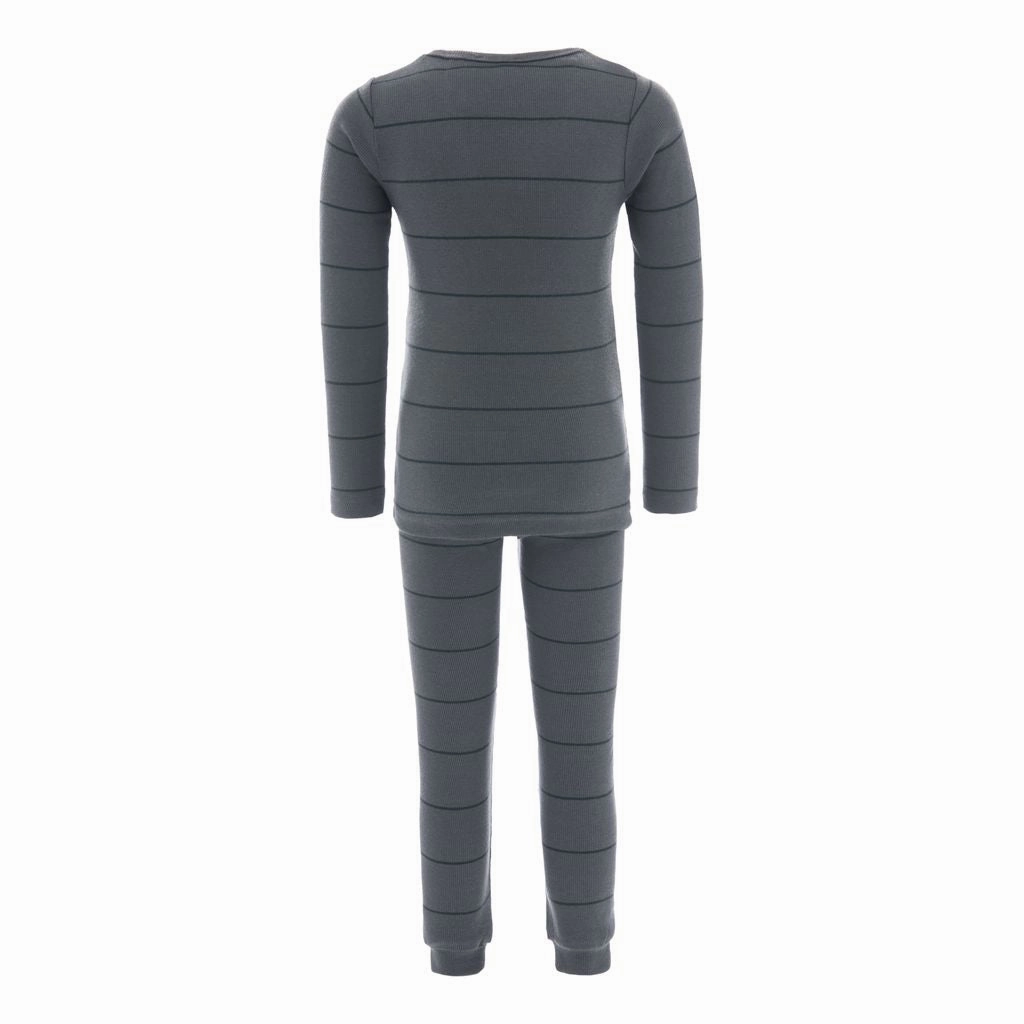 Tear Resistant Material Green Seamoss Striped Modal Outfit