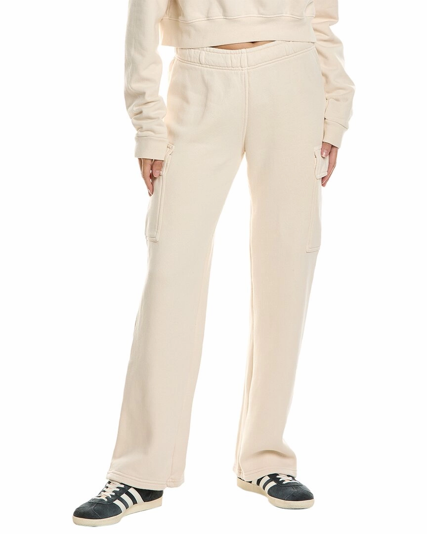 Midweight Knit Wide Leg Cut perfectwhitetee Fleece Cargo Sweatpant