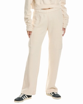 No Slip Grip perfectwhitetee Fleece Cargo Sweatpant