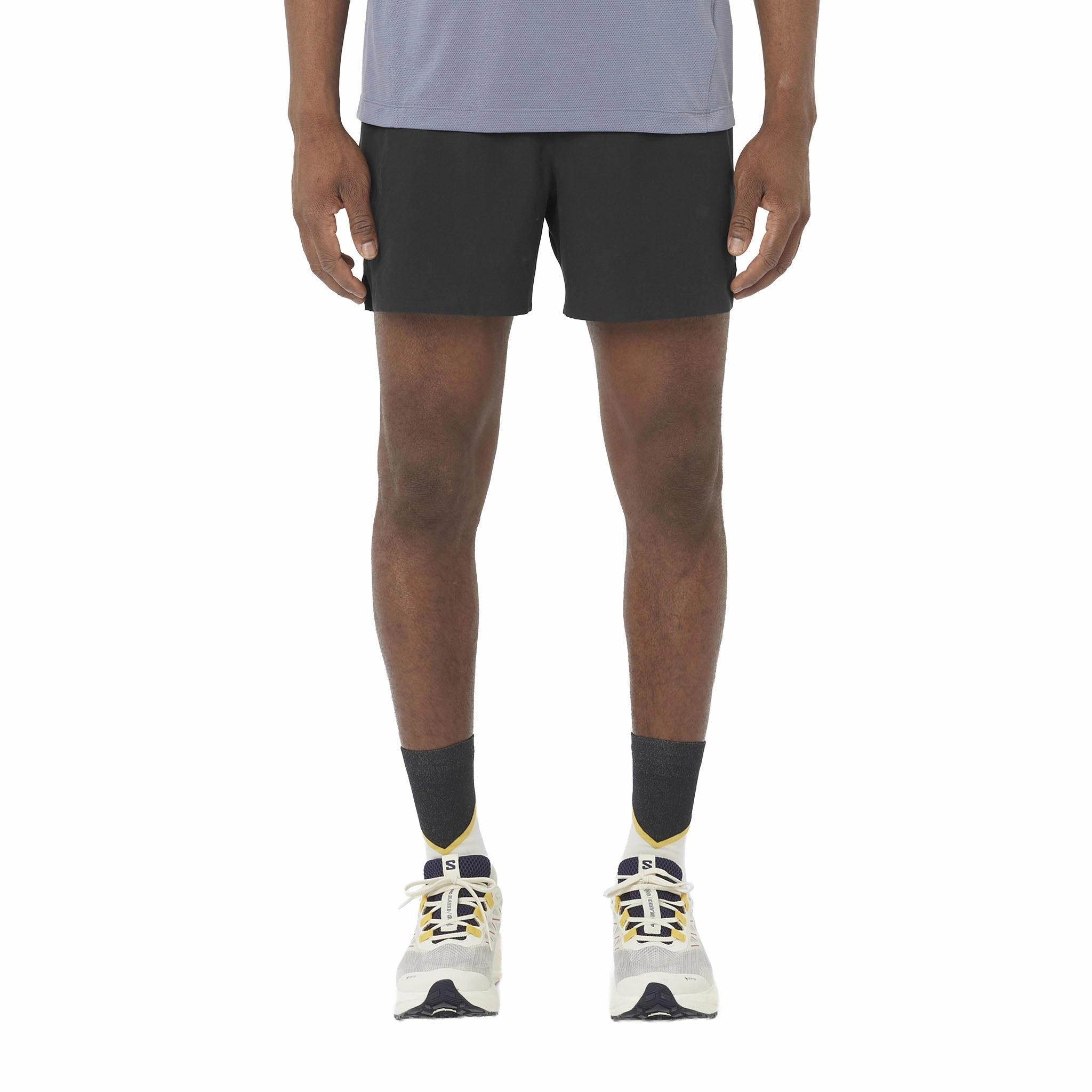 Salomon | Men's SHAKEout Easy 5" Shorts - Deep Black FlexibleMobility Polyester
