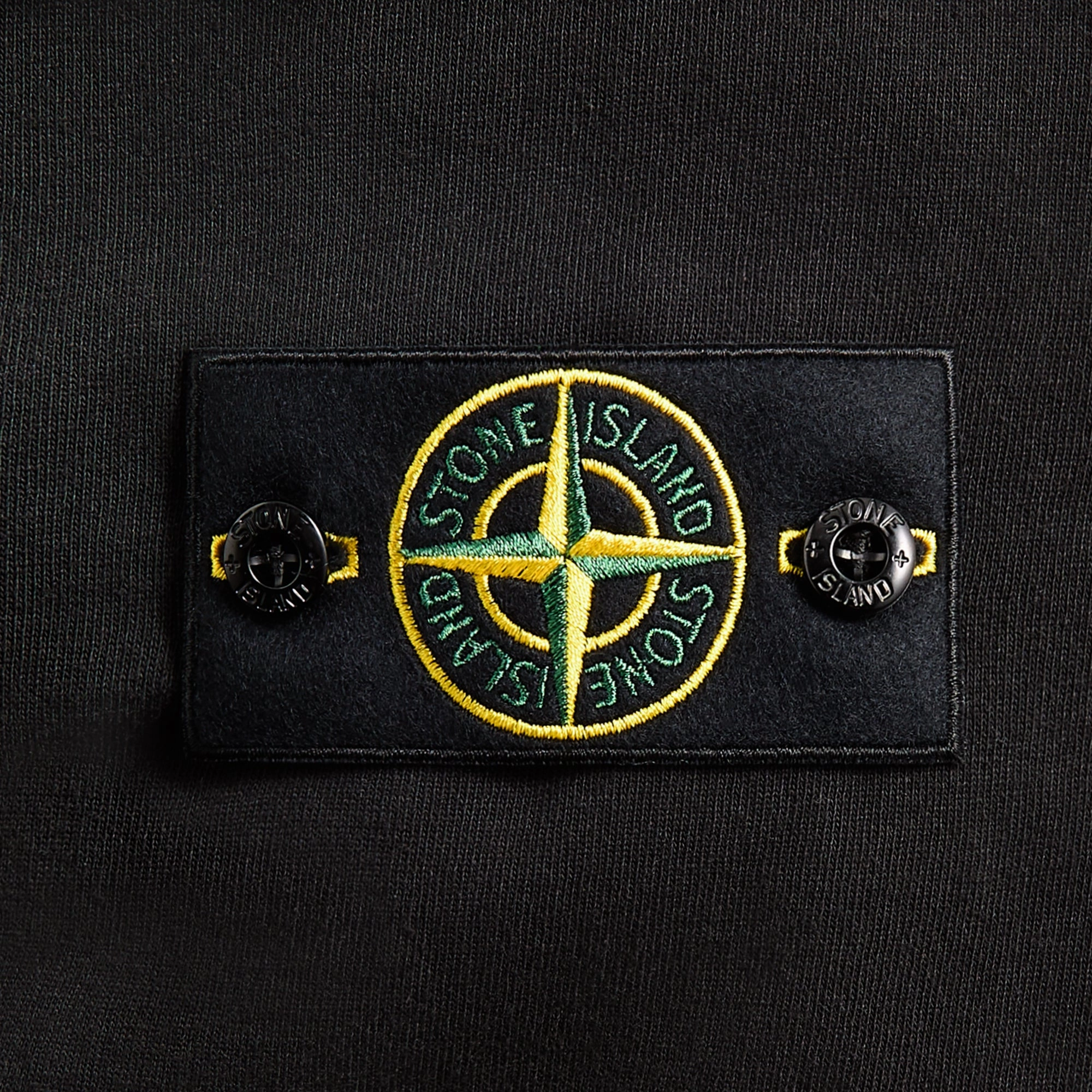 City Ready Style Stone Island Garment Dyed Crinkle Reps Nylon Jacket - Black