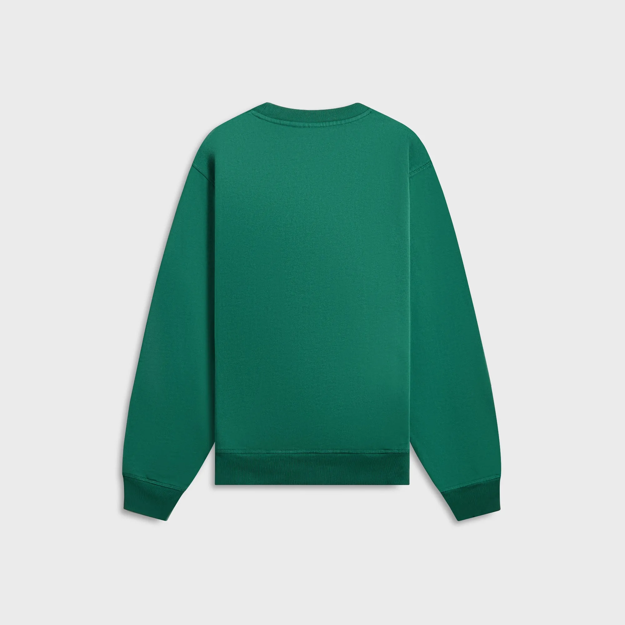 Recycled Yarn Trendy Winter by Parra Repeat Pea Crew Neck Sweatshirt - Green