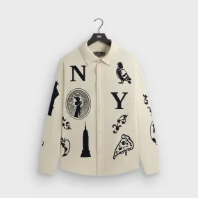 Luxurious Feel Kith Artisanal NY Graphic Apollo Shirt - Sandrift