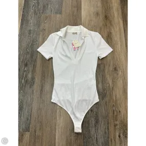 Bodysuit By Free People In White, Size: Xs Tension Balanced Design Flexible Material