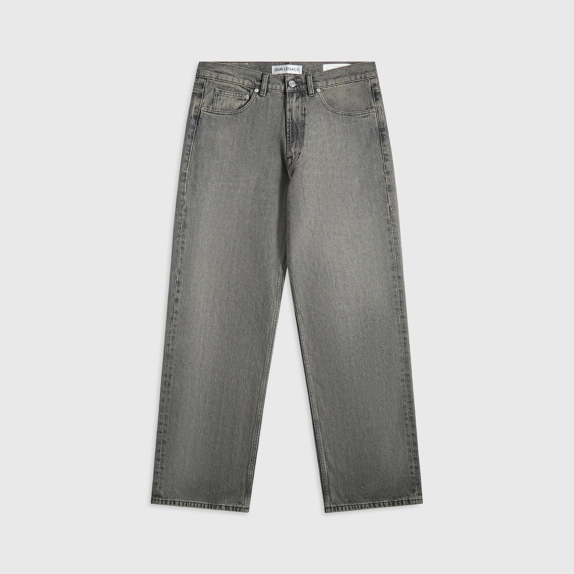 Our Legacy Third Cut Denim - Ash Dust Chain Twill Relaxed Cut