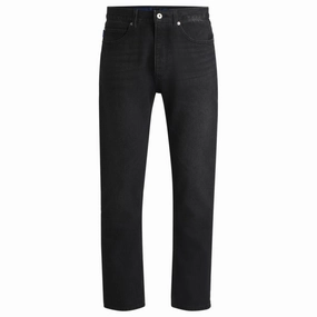 Regular-fit jeans in dark-gray denim Non Irritating Inner Lining