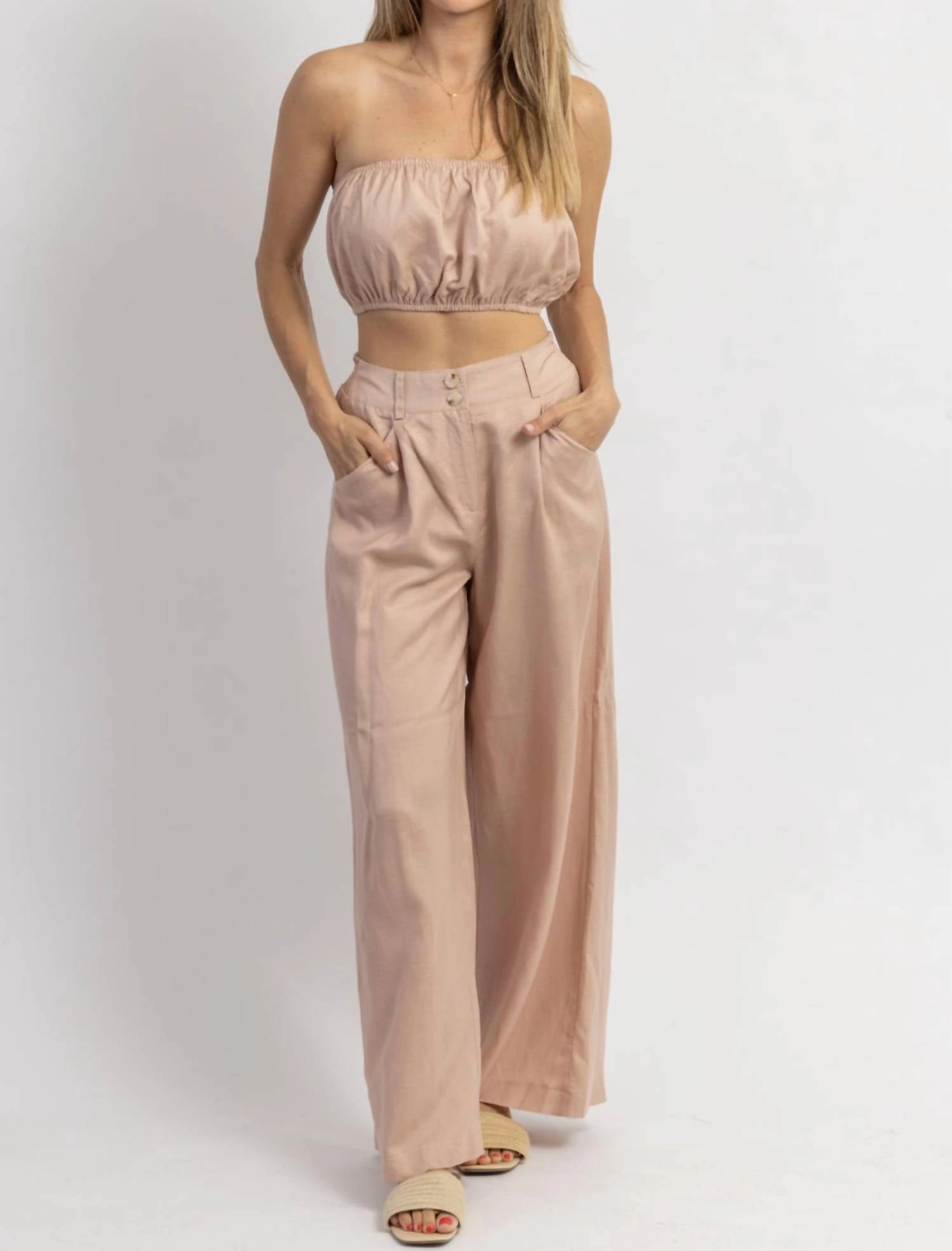 Let's Bounce Bubble Top Set In Mauve Reinforced Edges Reinforced Stitching