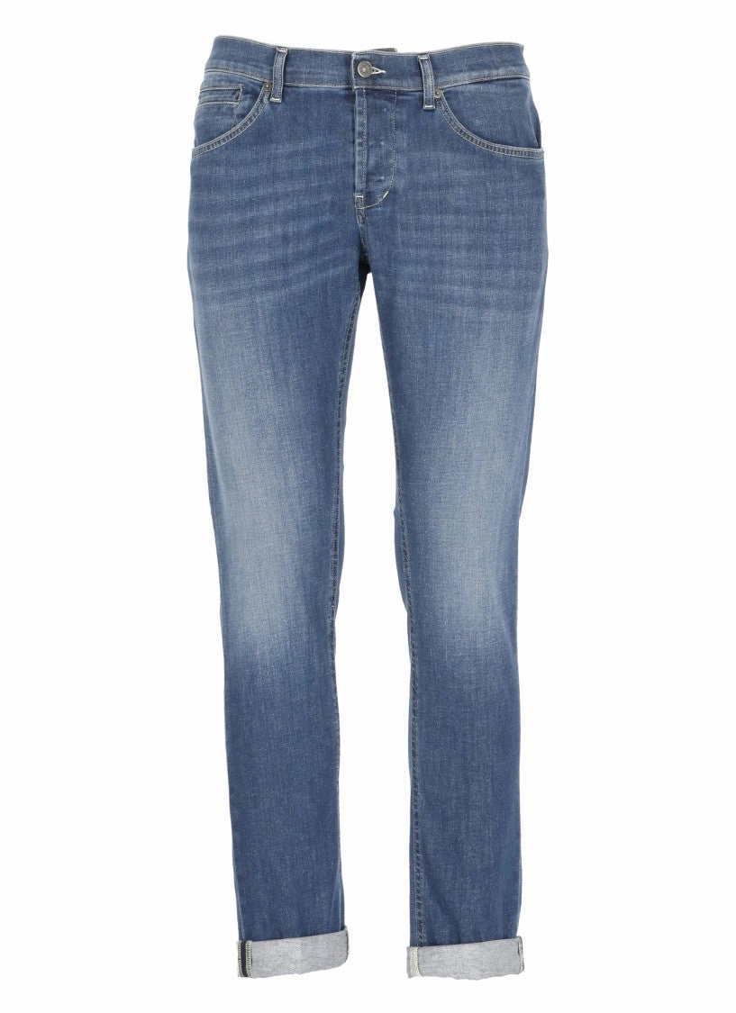 Reinforced Stitching Flex Look George Jeans
