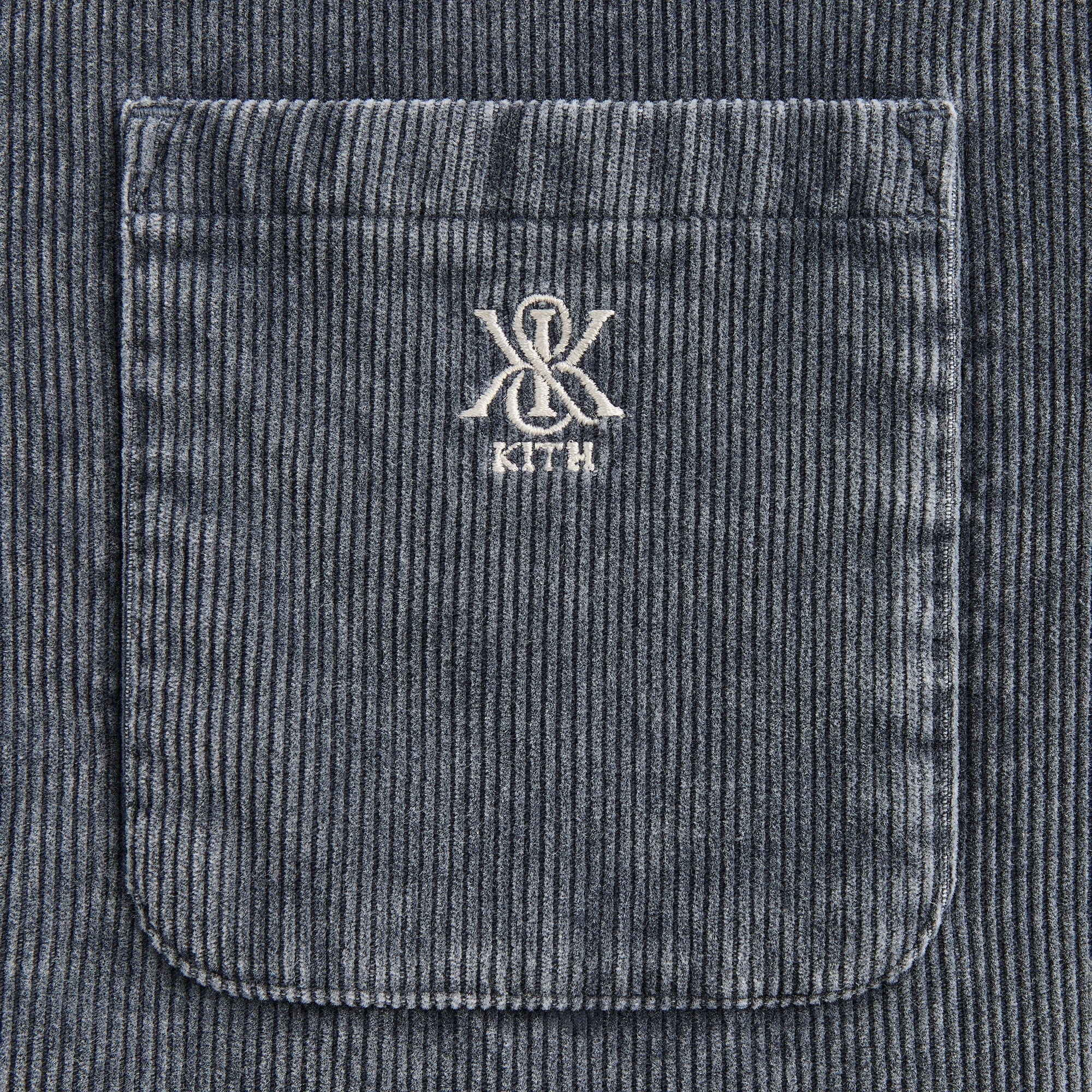 Simple Urban Layer Kith Washed Corduroy Brixton Puffed Shirt Jacket - Elevation