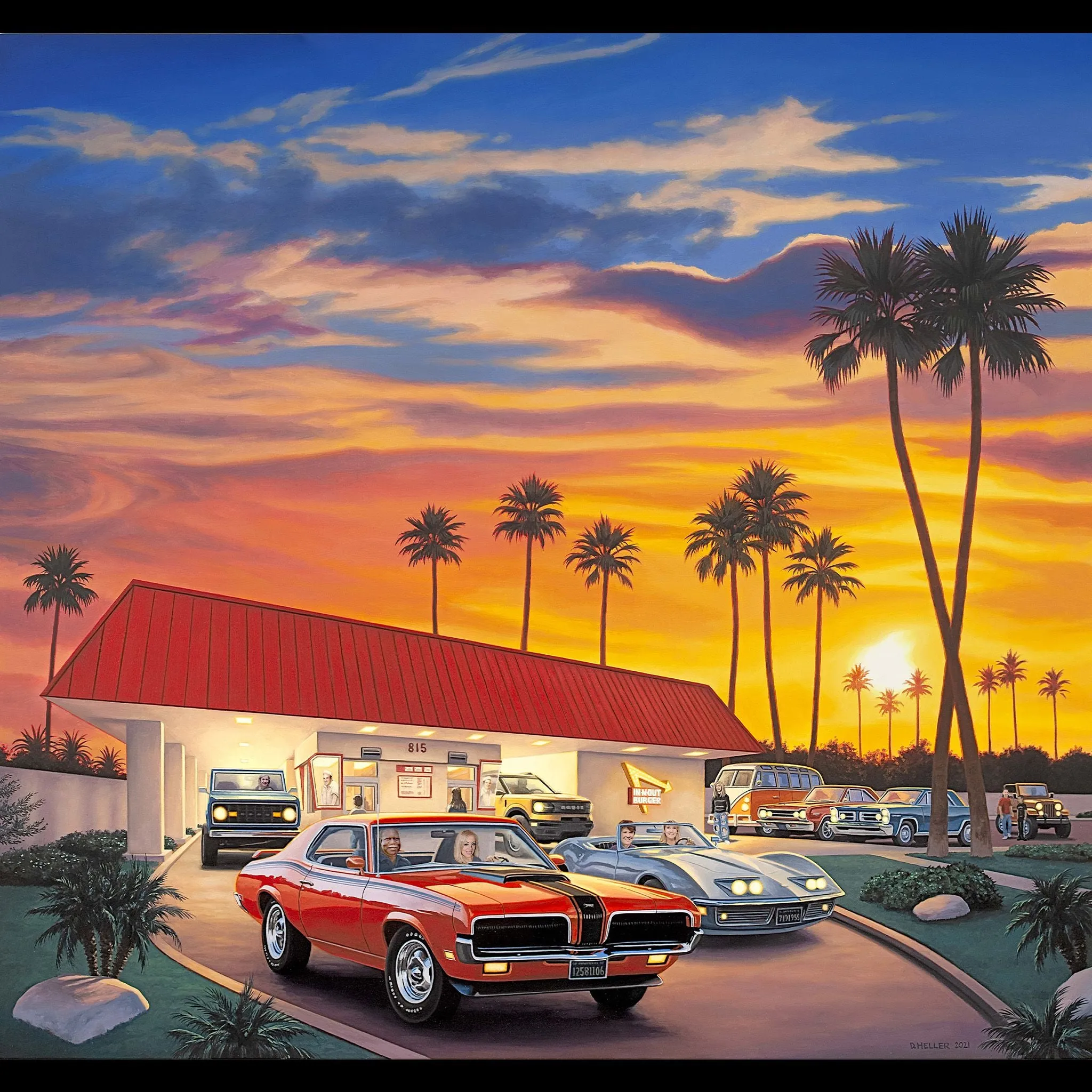 2022 In-N-Out? Golden Hour Black Heather Texture Finish Chic and Cozy Wear
