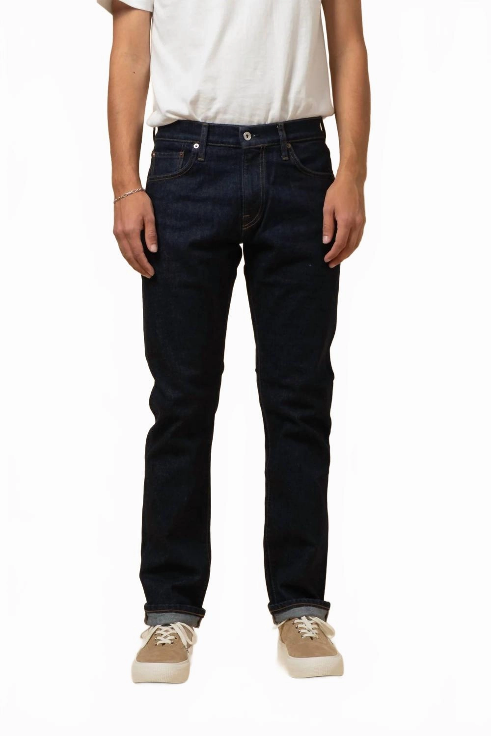 Modern Straight Leg Work Ready Neutral M02 Straight Leg Jean In Indigo Rinse