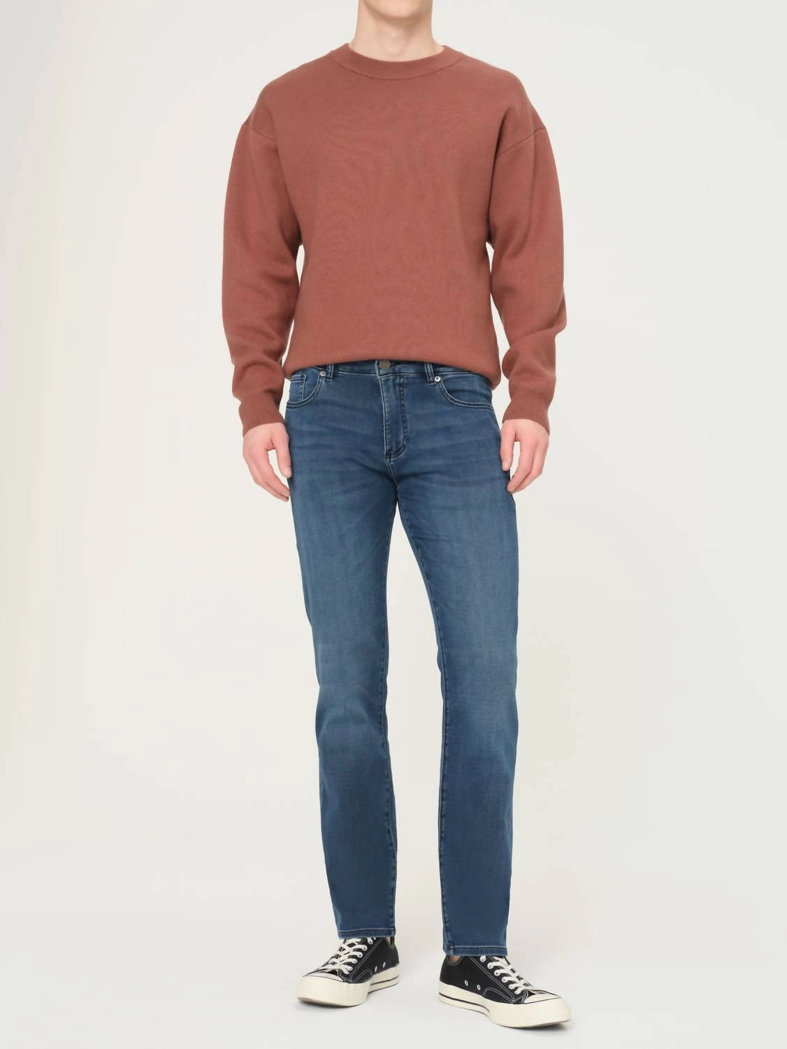 Nick Slim Fit Jeans In Stream Youth Style Office Wear Winter Fashion