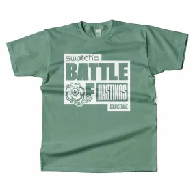 Source BOH 2025 T-shirt - Stone Washed Sage Green Sublimation Printed Collar