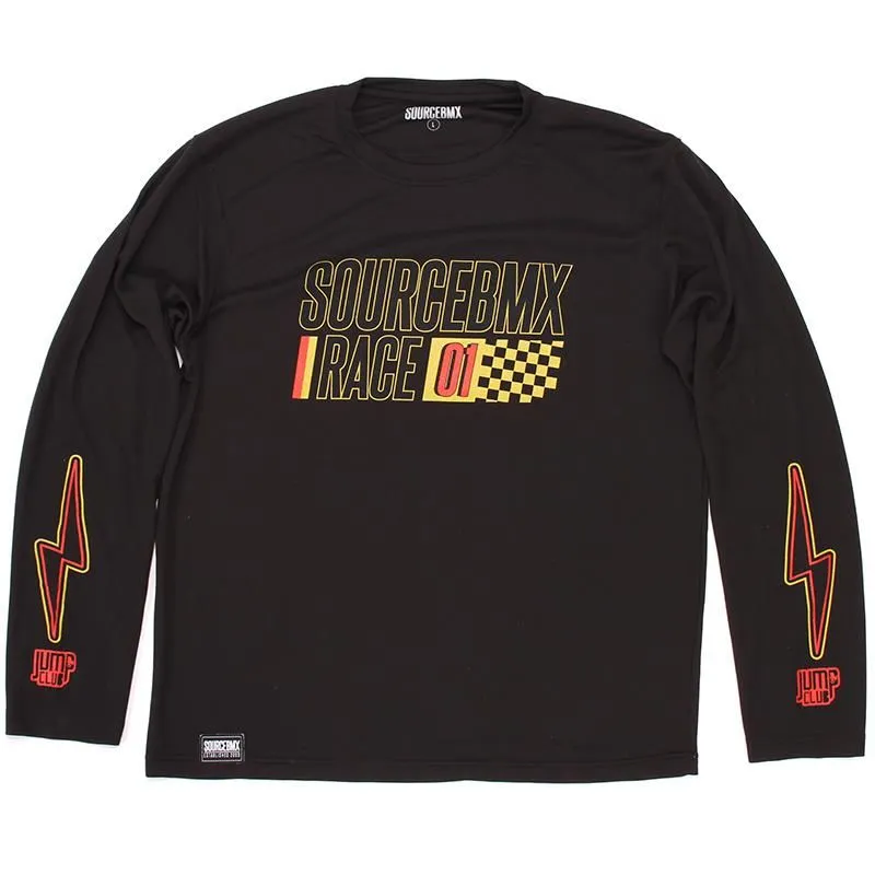 Source Practice Race Jersey - Black Classic Cut