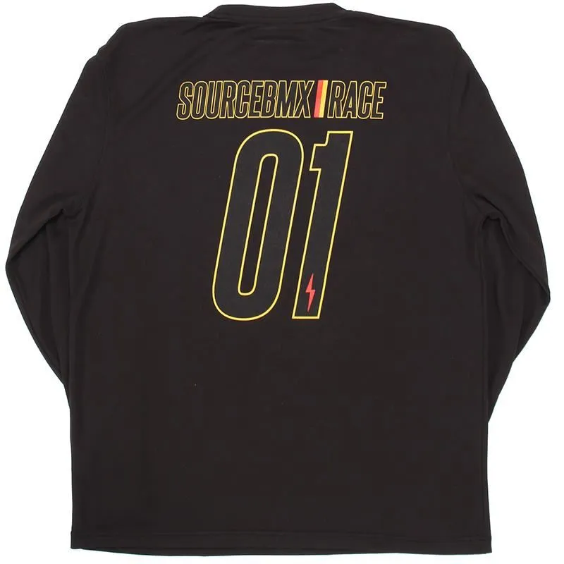 Lightweight Fashion Source Practice Race Jersey - Black