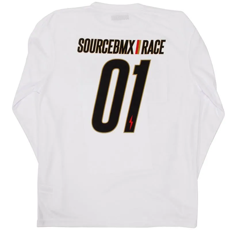 Relax Style Trend Athletic Wear Source Practice Race Jersey - White