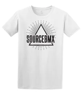 Reinforced Collar Source Pyramid Tee White