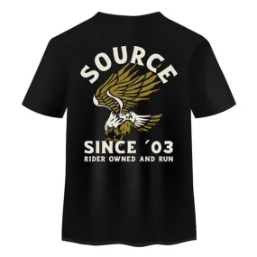 black friday Soft touch finish Source Since 03 T-shirt - Black