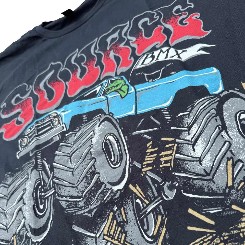 Source Trey Gator T-shirt - Black Summer cool Abstract print