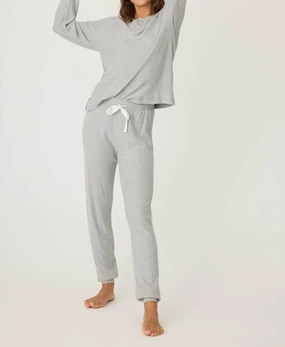 Sparkle Thermal Ski Set In Heather Grey Comfortable fit