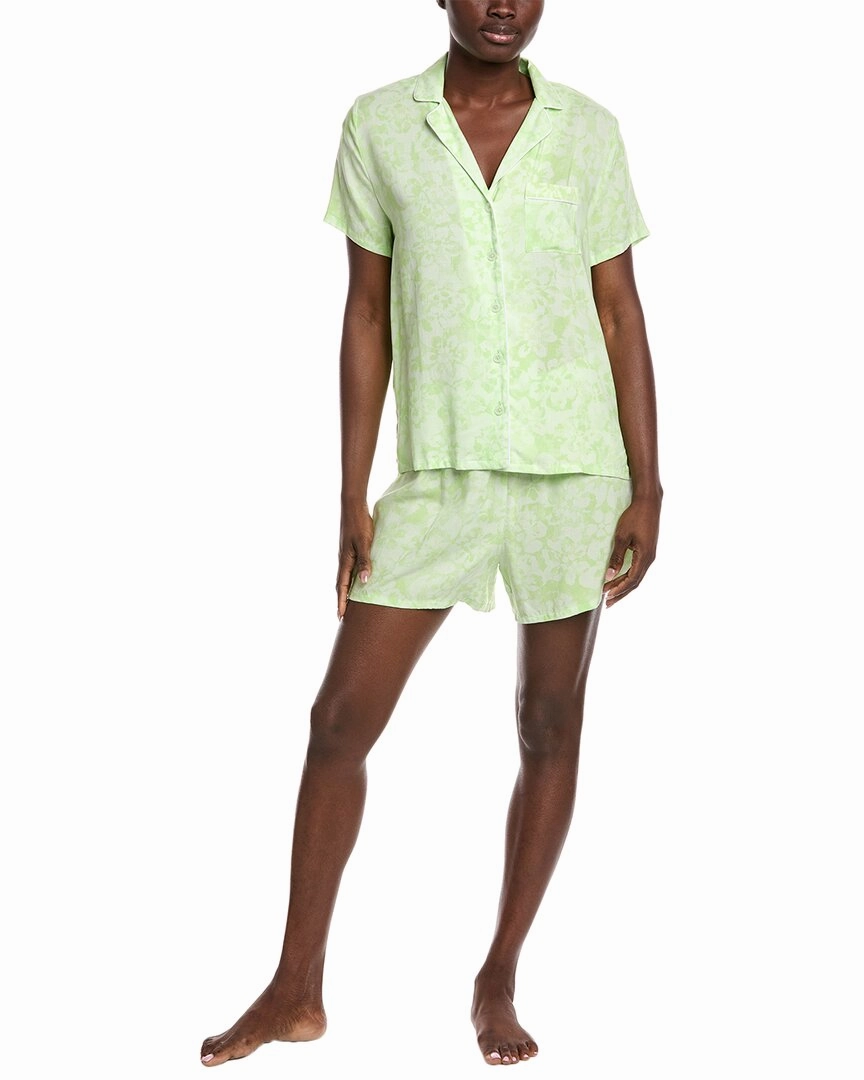 Splendid 2pc Shirt & Boxer Set Adjustable Cuff Openings