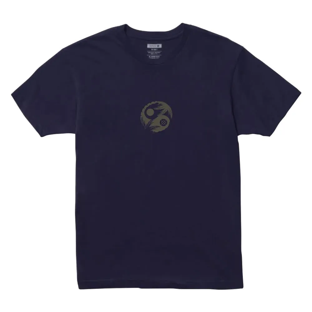 Stance Opposites T-shirt - Navy ReinforcedNeckline Simple Style