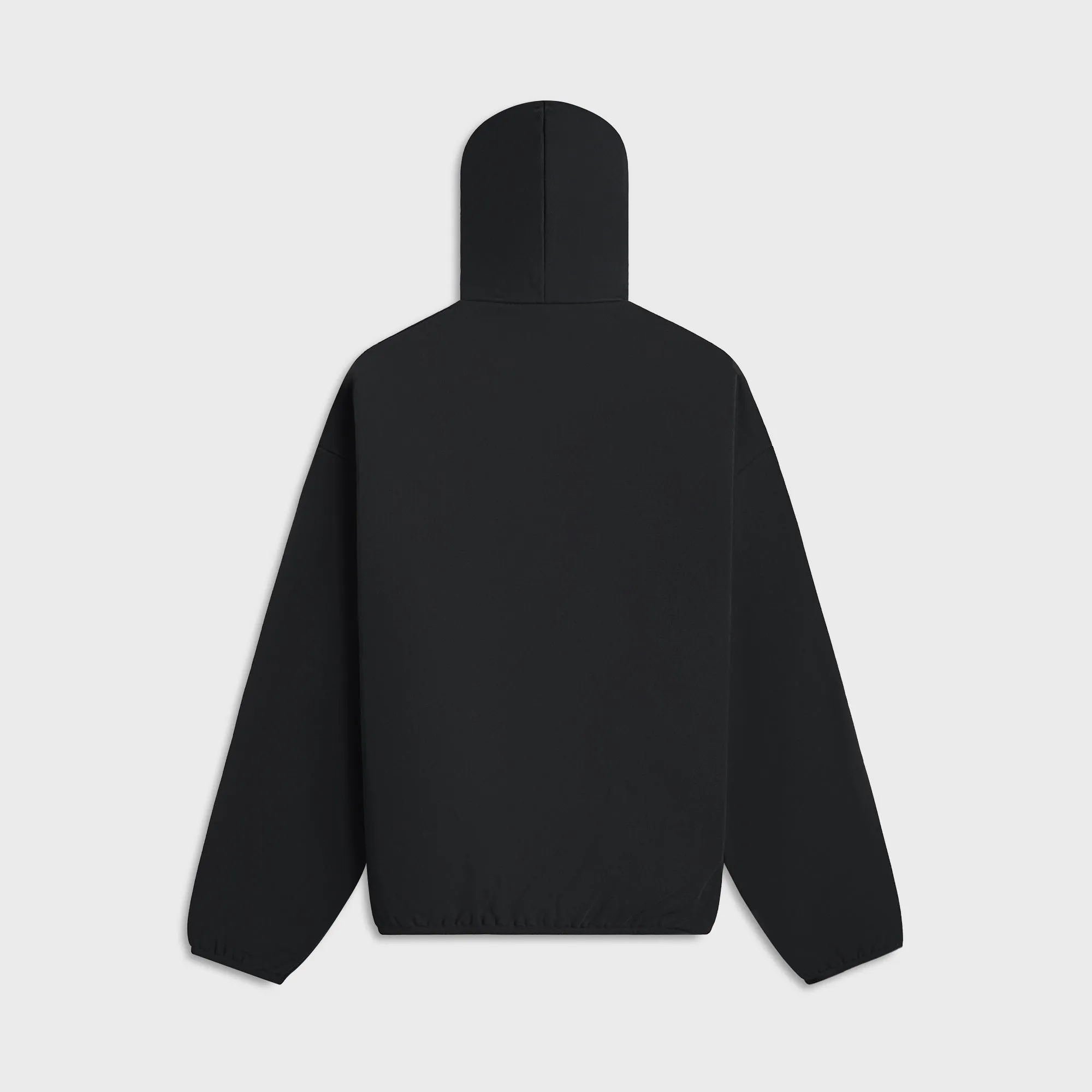 Easy Care Knit Fabric Living room Essentials Modern Fit Fleece Hoodie - Jet Black