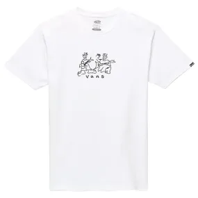 Vans Nick Michel T-Shirt - Nick White Structured silhouette Flexible Collar