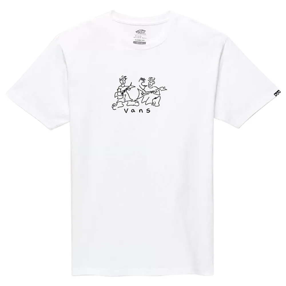 Vans Nick Michel T-Shirt - Nick White Structured silhouette Flexible Collar