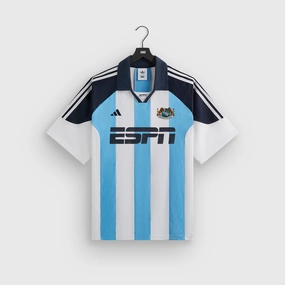 Durable Recycled Blend Kith for adidas Football ESPN Jersey - White / Blue