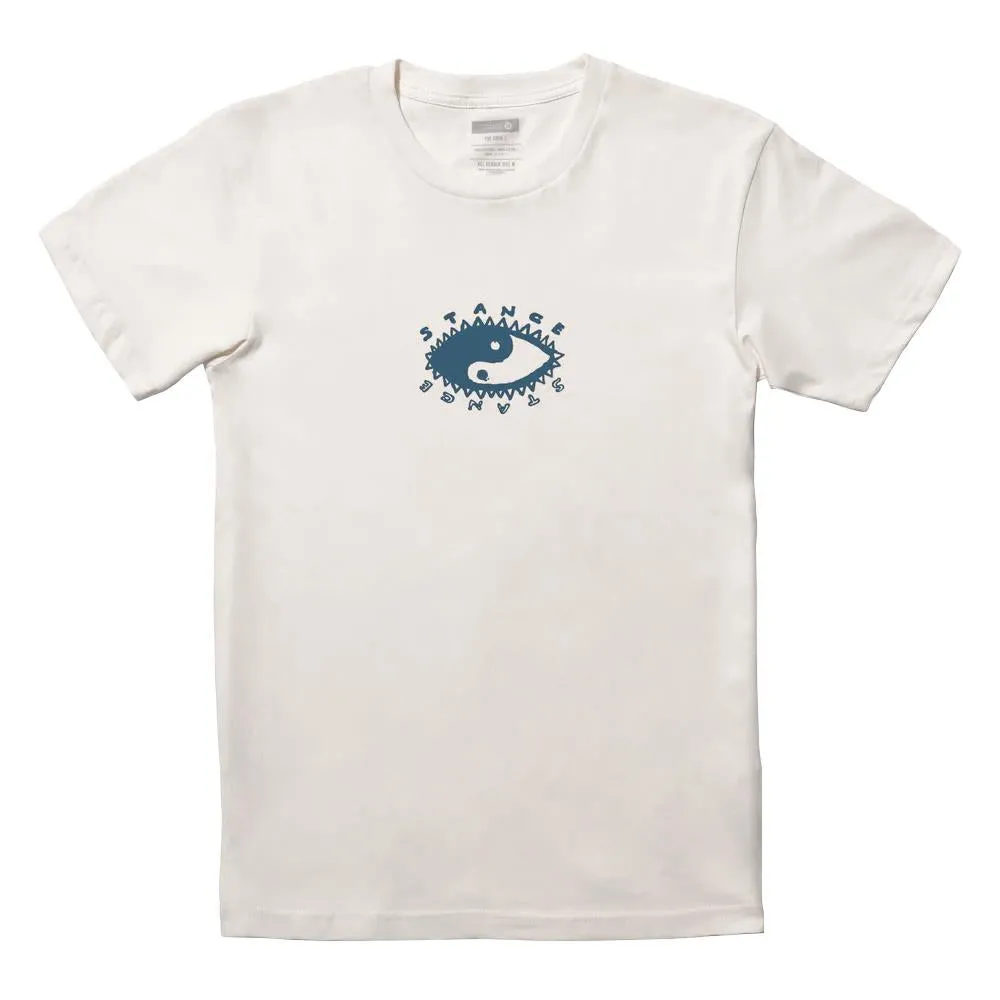 Stance Blinds Eye T-shirt - Vintage White Smart Casual Athletic Fit