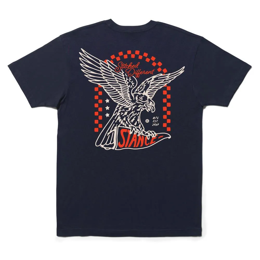 Stance Free Bird T-shirt - Navy Timeless Top