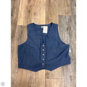 Vest Other By NLT In Blue, Size: L EcoFriendly Dye Process