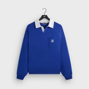 Performance Ready Kith Pegasus Crest Nelson Collared Pullover - Cyclone