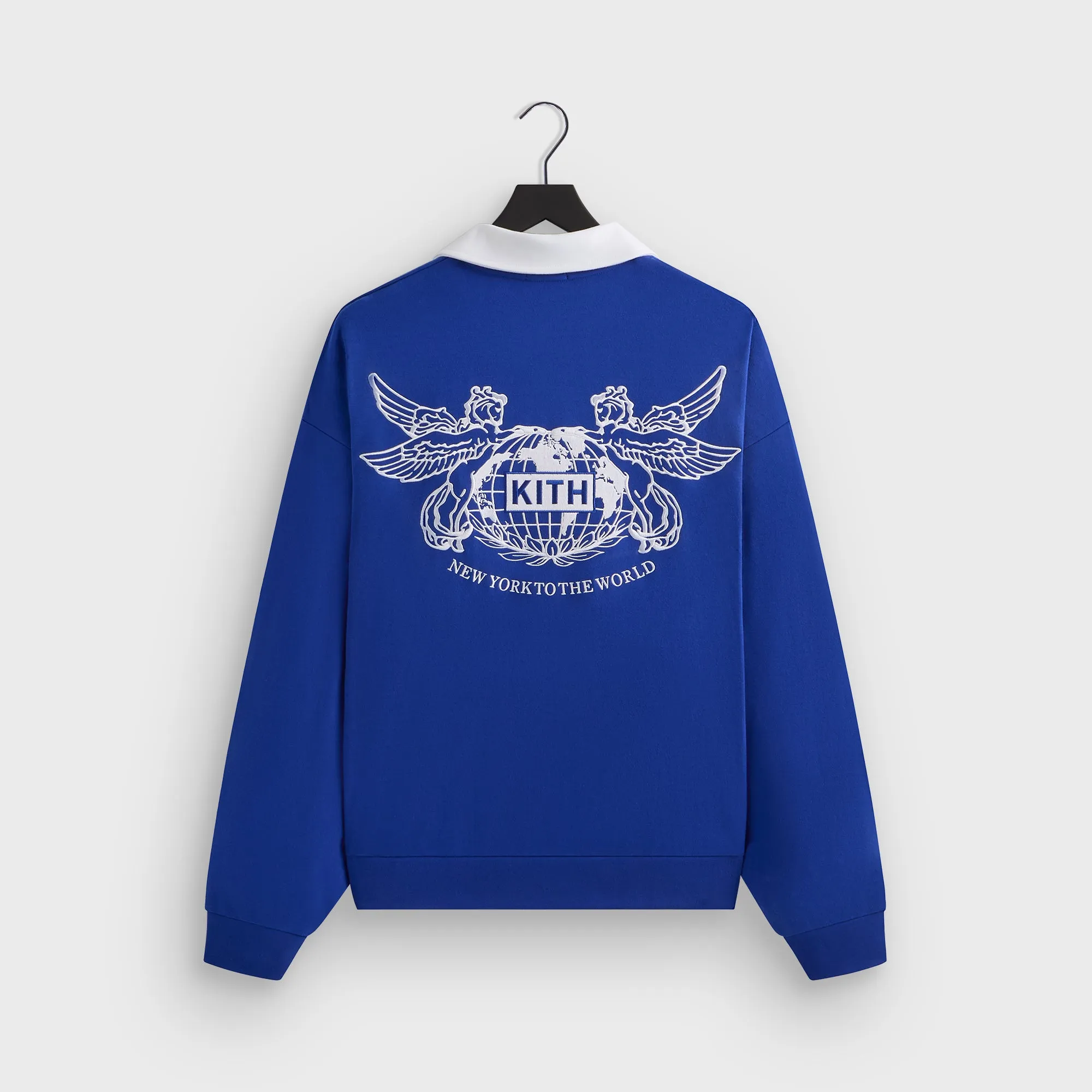 Kith Pegasus Crest Nelson Collared Pullover - Cyclone ZeroIrritation Seams
