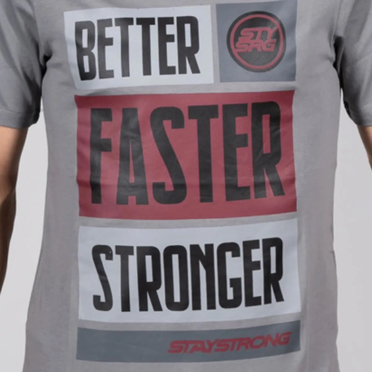 Stay Strong BFS T-Shirt - Charcoal harmonious Comfortable and stylish