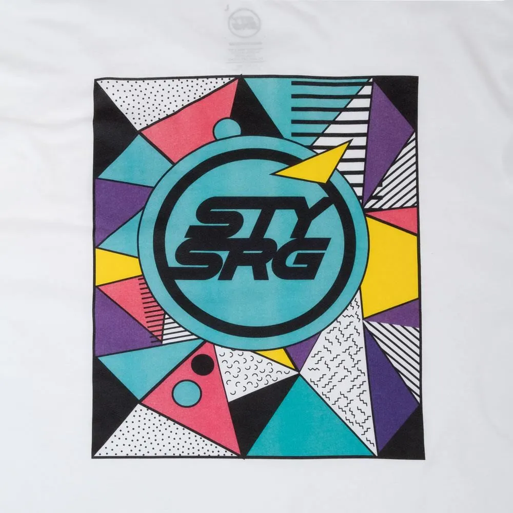 Stay Strong Memphis T-Shirt - White Casual Statement