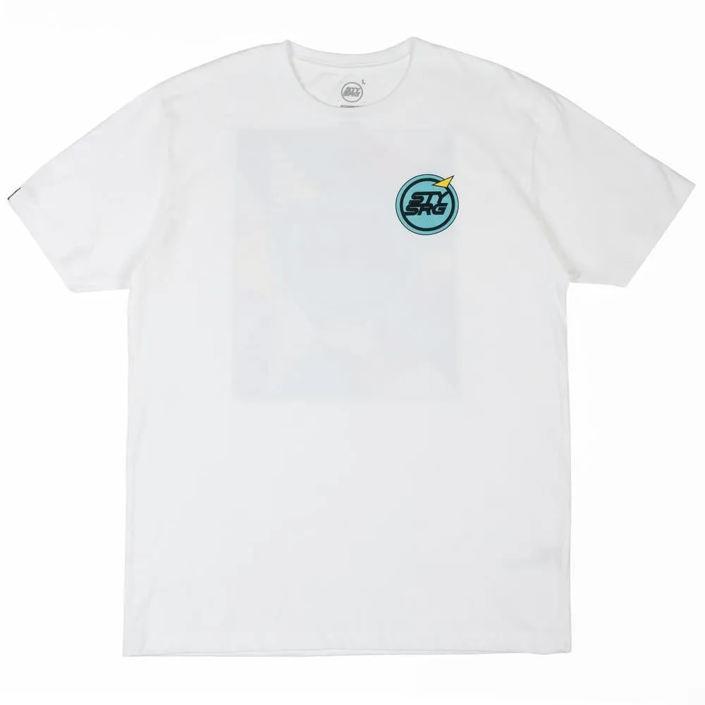 Stay Strong Memphis T-Shirt - White monochromatic