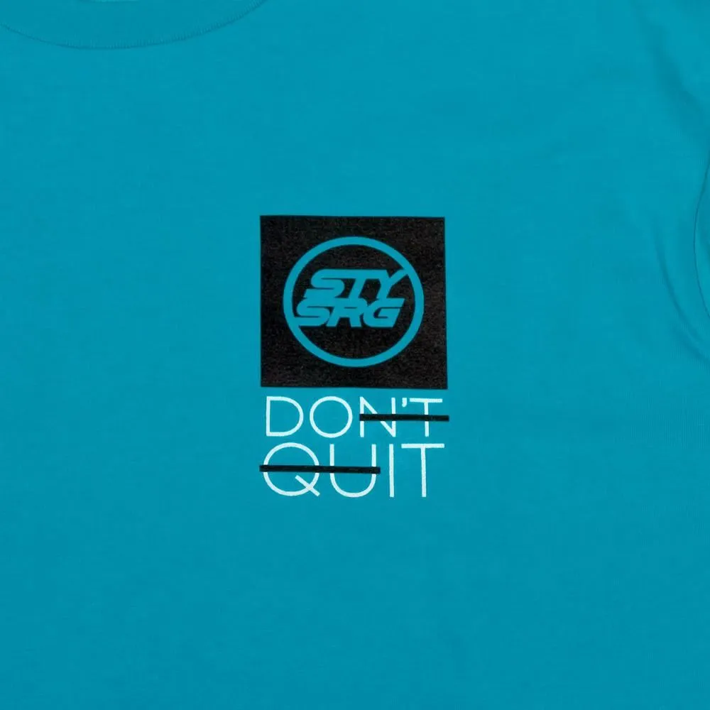 Set In Sleeve Seasonal Staple Stay Strong V4 T-Shirt - Steel Blue