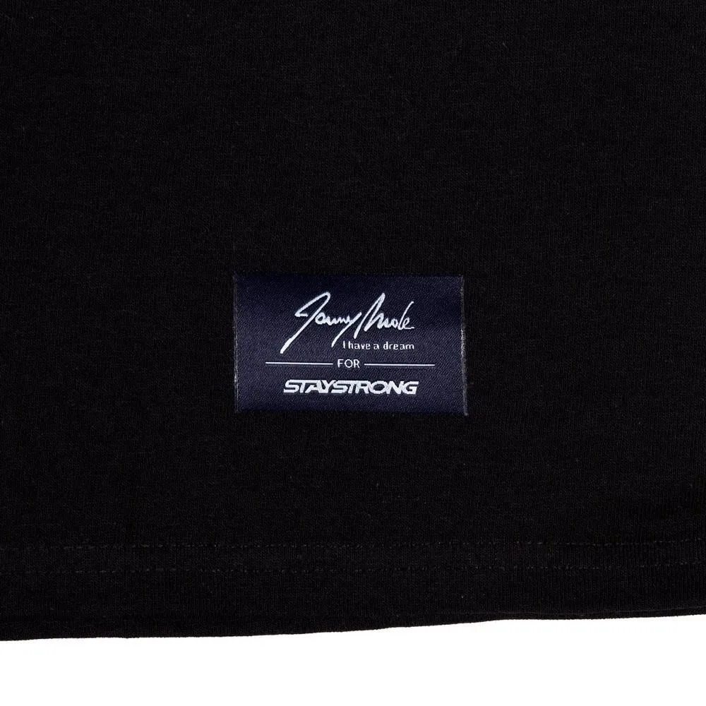 timeless Kids clothing Stay Strong x Jonny Mole Exploded Long Sleeve T-Shirt - Black
