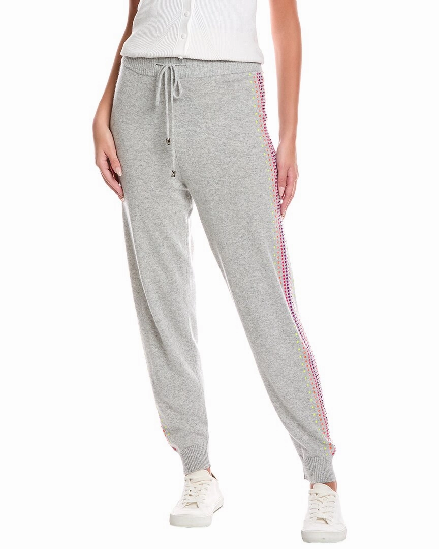 Drop Shoulder Design Tagless Labeling Brodie Cashmere Stardust Sporty Cashmere Jogger Pant