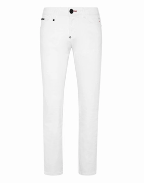 Affordable Beach Day Denim Trousers Straight Cut Supreme Iconic Plein