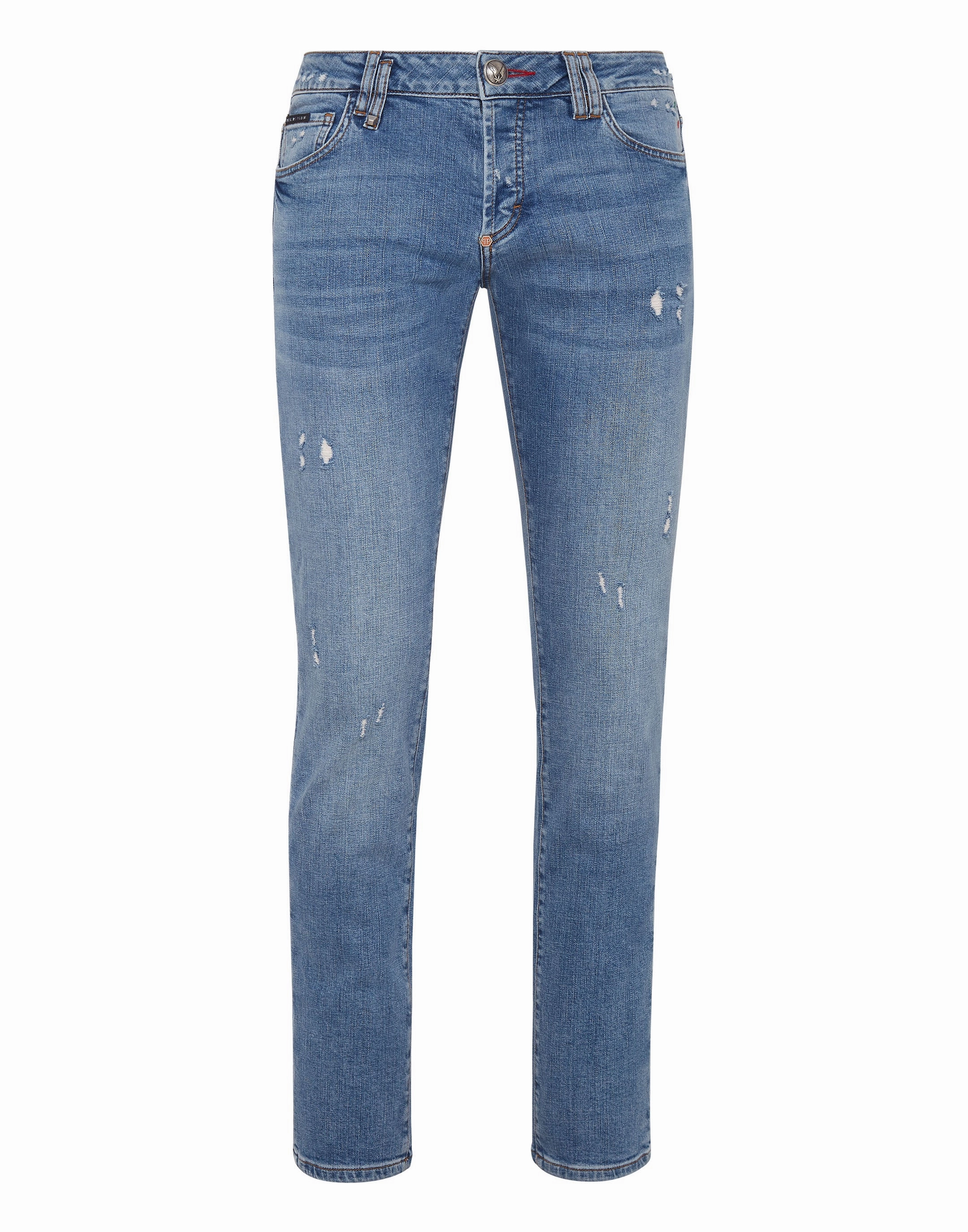 Everyday Fashion Lover Office Wear Weekend Warrior Trend Setter Denim Trousers Straight Cut Supreme Iconic Plein