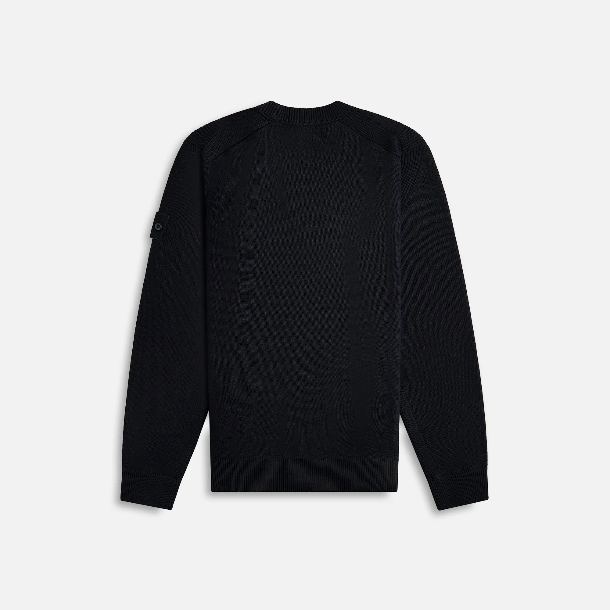 Stone Island Cotton Cashmere Ghost Piece Crewneck - Navy Blue Classic Design Easy Care Fabric