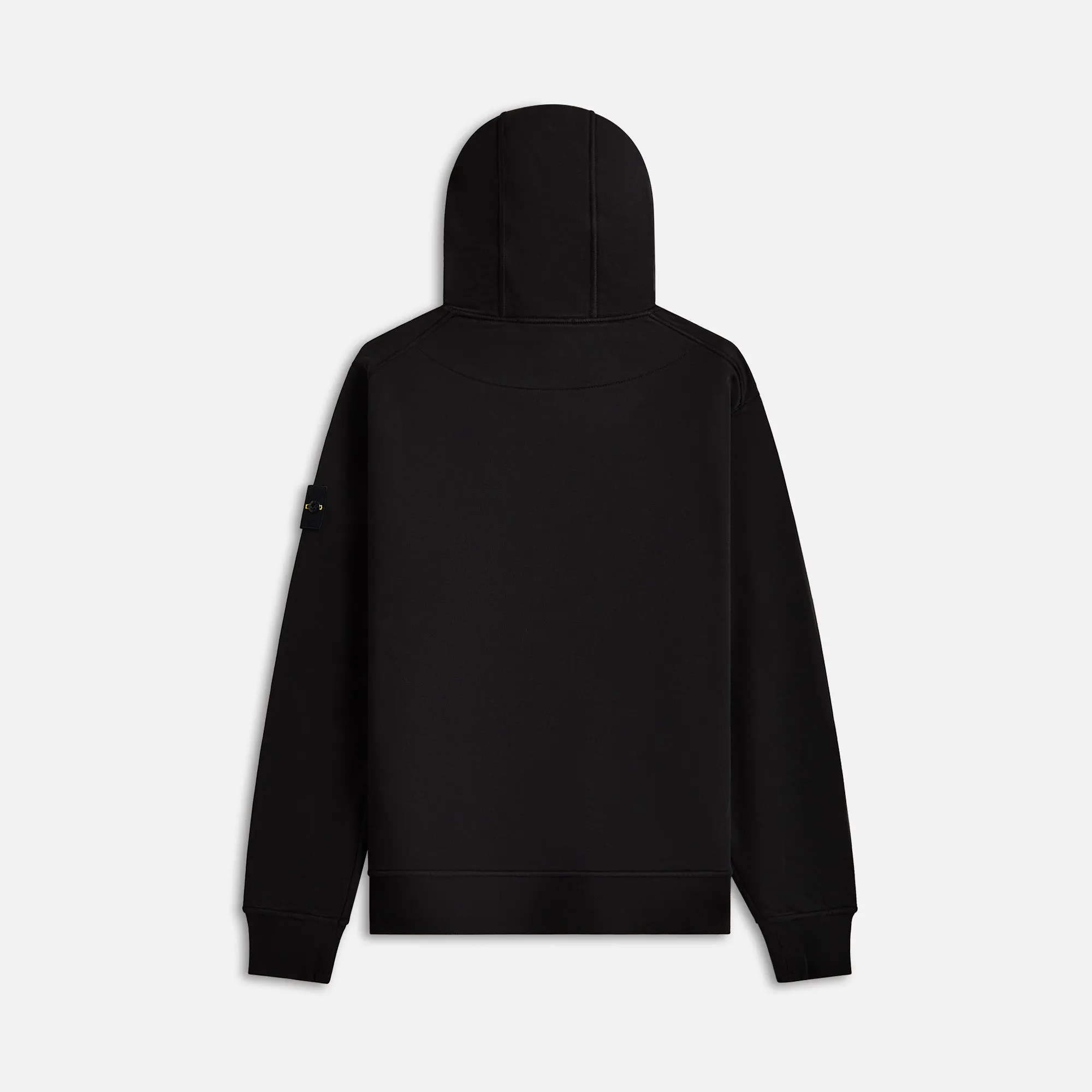 Makeup Stone Island Garment Dyed Cotton Hoodie - Black