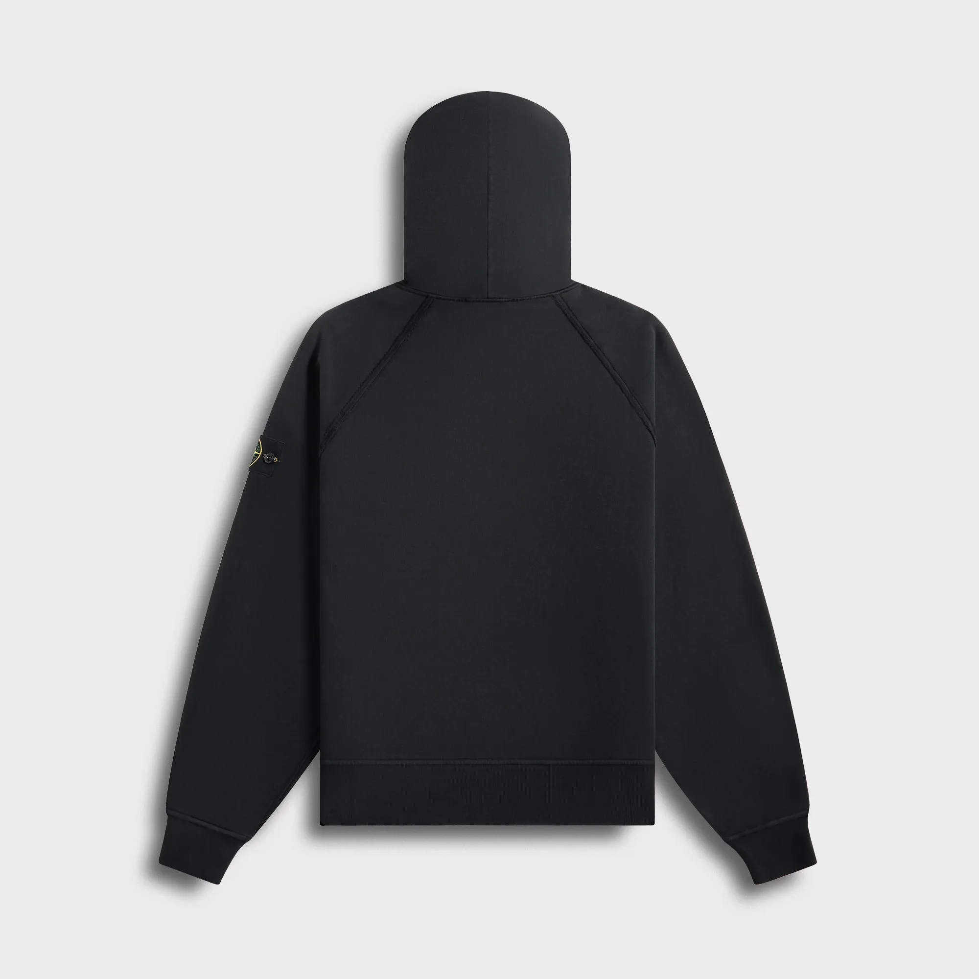 Stone Island Hoodie Sweater - Black Quilt Indoor setting