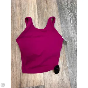 Athletic Tank Top By Lululemon In Pink, Size: 0 Moisture Management Fabric Casual Wear