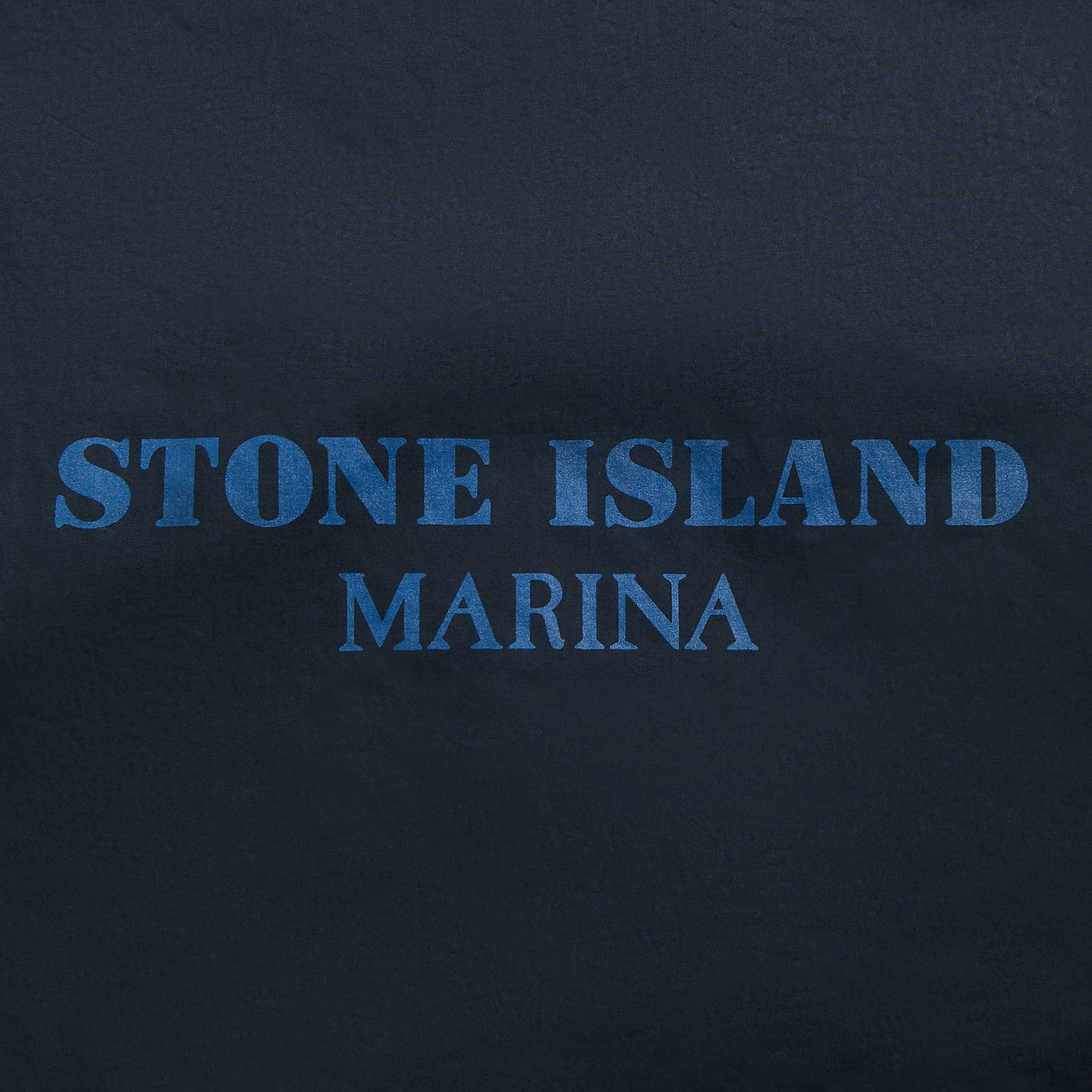 OdorResistantFabric Non Restrictive Fit Stone Island Aluminum Tela Marina Short Parka - Navy Blue
