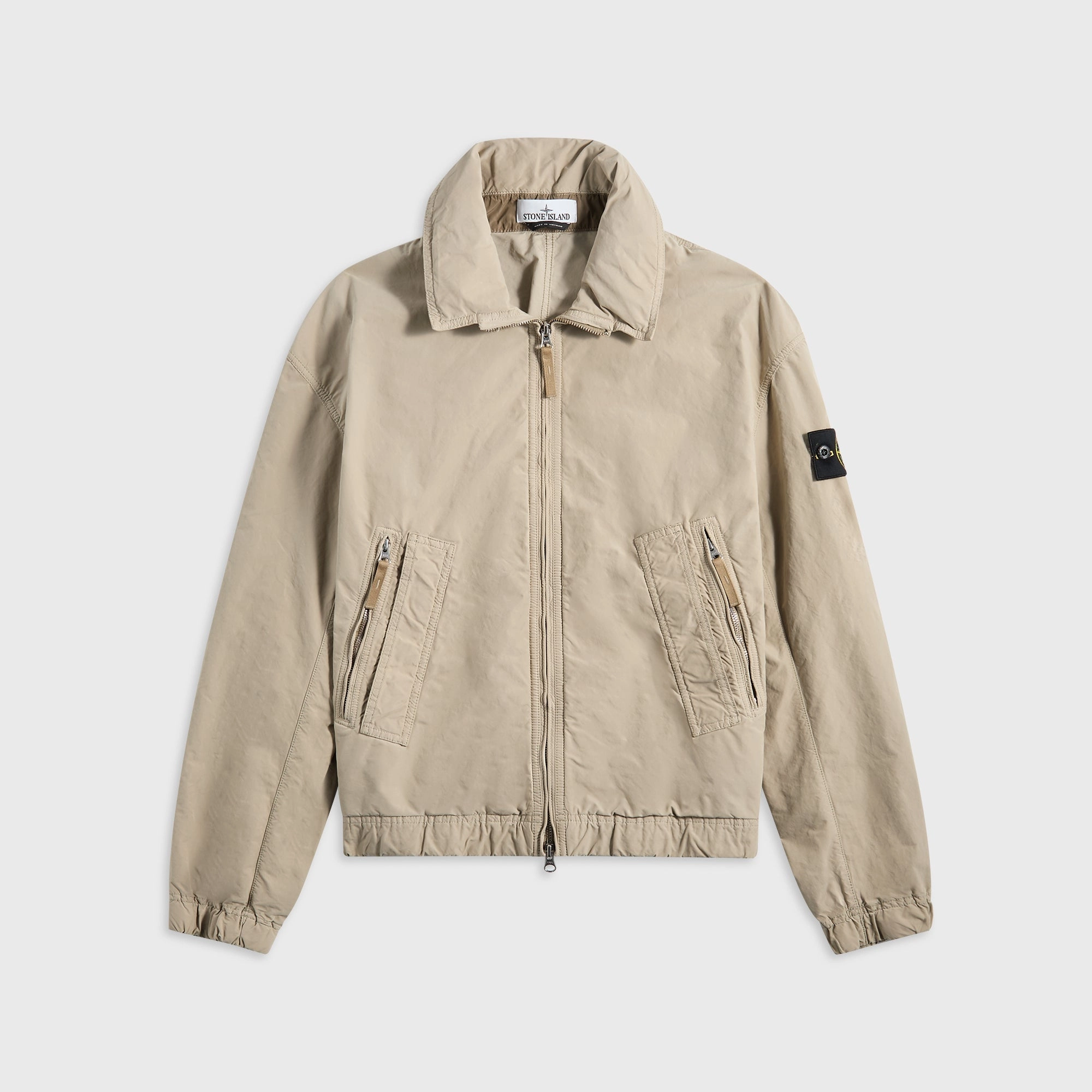 ErgonomicFit Ultra Lightweight Design Stone Island Bomber - Desert